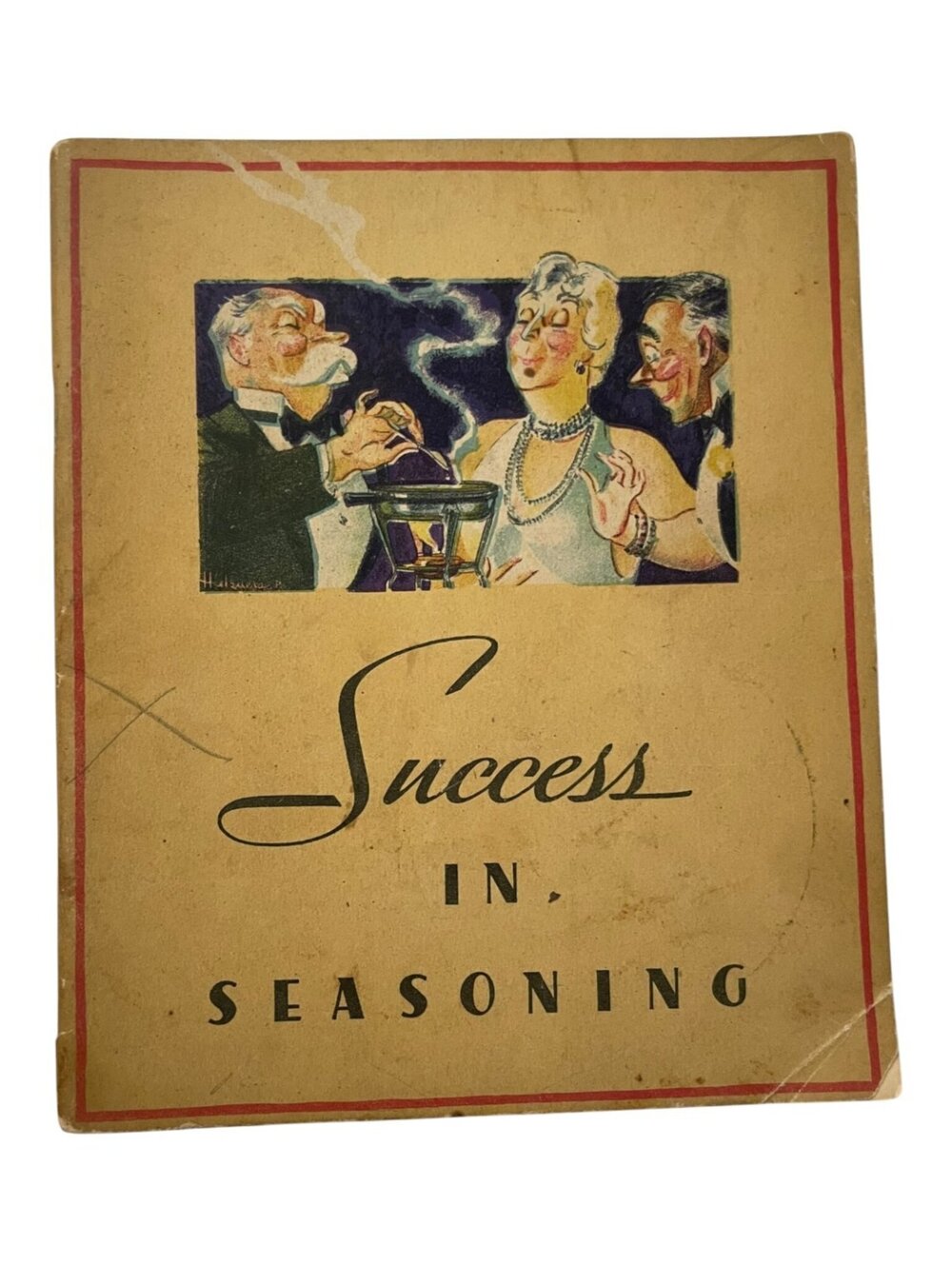 Vintage 1934 Lea & Perrins "Success in Seasoning" Worcester Sauce Cookbook